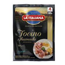 TOCINO LA ITALIANA AHUMADO 100GR