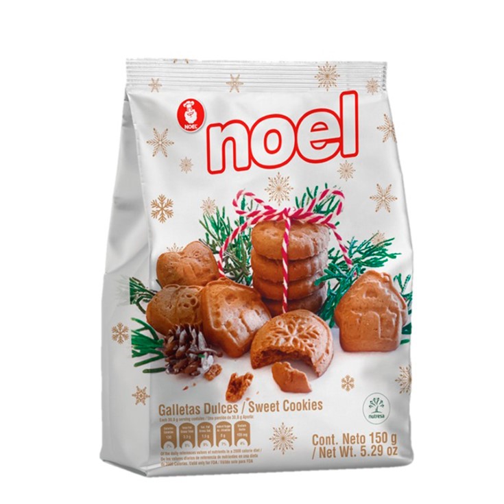 GALLETA PAPA NOEL FUNDA 150GR