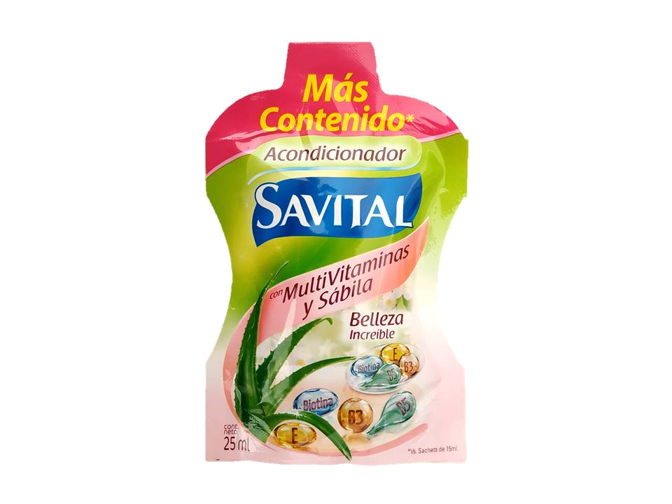 ACONDICIONADOR SAVITAL MULT Y SABILA SACHET 22ML