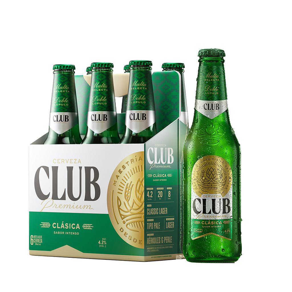 CERVEZA CLUB PREMIUM BOTELLA 330ML SIXPACK