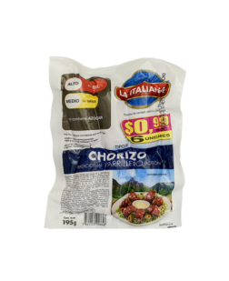 CHORIZO LA ITALIANA PARRILLERO BOTON &quot;CO&quot; 195GR