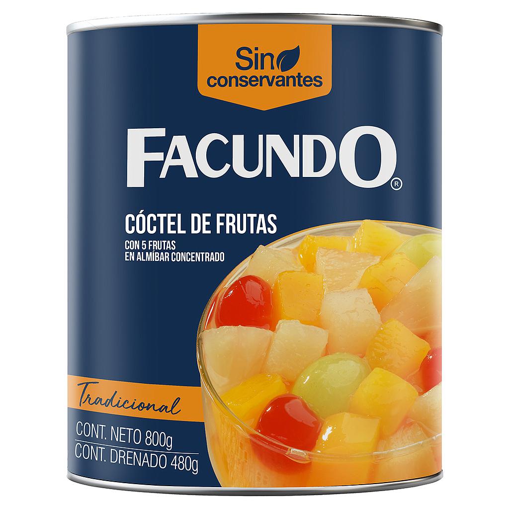 COCTEL DE FRUTAS FACUNDO 800GR