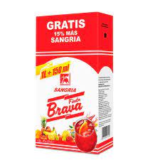 SANGRIA FIESTA BRAVA CARTON 1LITRO