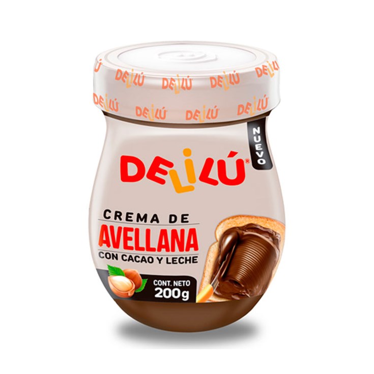 DELILU CREMA DE AVELLANA 200GR