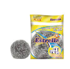 ESTROPAJO PLATA ESTRELLA X1
