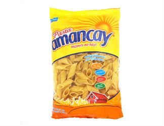 FIDEO AMANCAY PLUMA GRANDE (MACARRON) 400GR