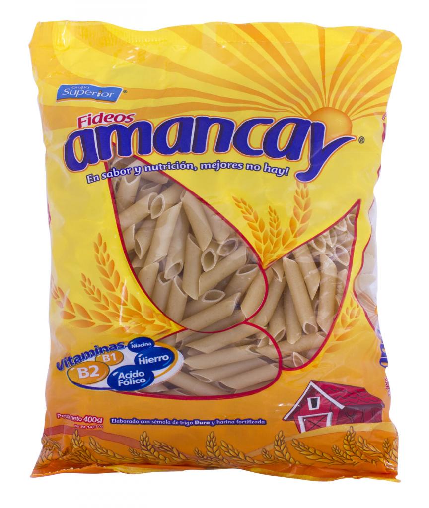 FIDEO AMANCAY PLUMA FINA CHICA 400GR