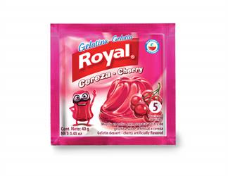 GELATINA ROYAL CEREZA 40GR