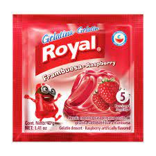 GELATINA ROYAL FRAMBUESA 40GR