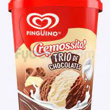 HELADO PINGUINO CREMOSSITO TRIO CHOCOLATE 900ML
