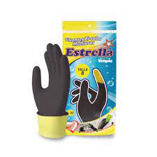 GUANTES FINE BICOLOR TALLA 8