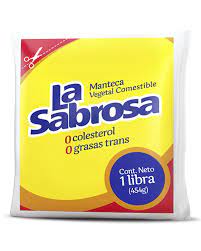MANTECA LA SABROSA FDA 1LIBRA