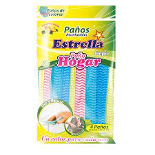 PAÑO HOGAR ESTRELLA X4UN