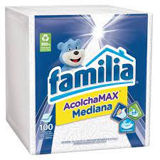 SERVILLETAS FAMILIA ACOLCHAMAX MEDIANA X100