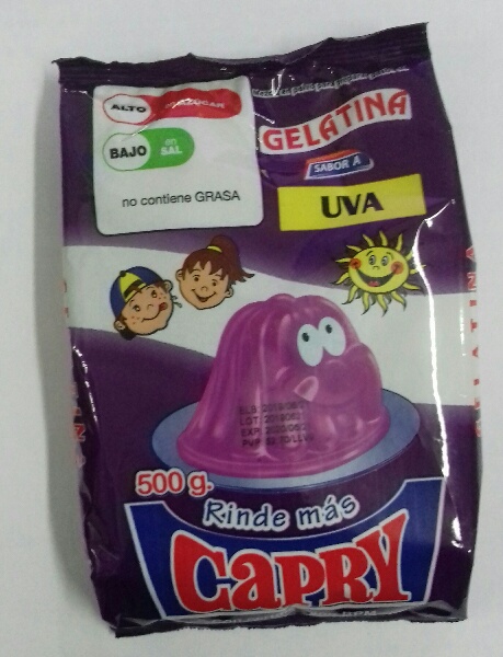 GELATINA CAPRI UVA 500GR