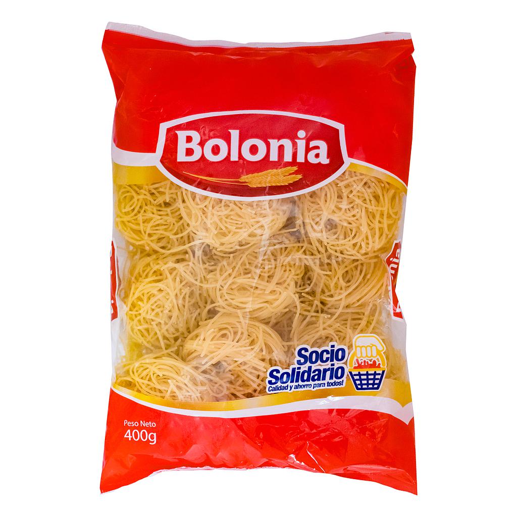 FIDEO BOLONIA NIDO CABELLO 400GR