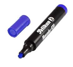 MARCADOR PERMANENTE PELIKAN AZUL 