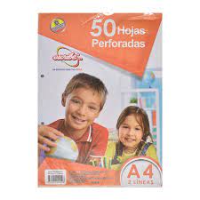HOJAS A4 2LINES NORMA X50