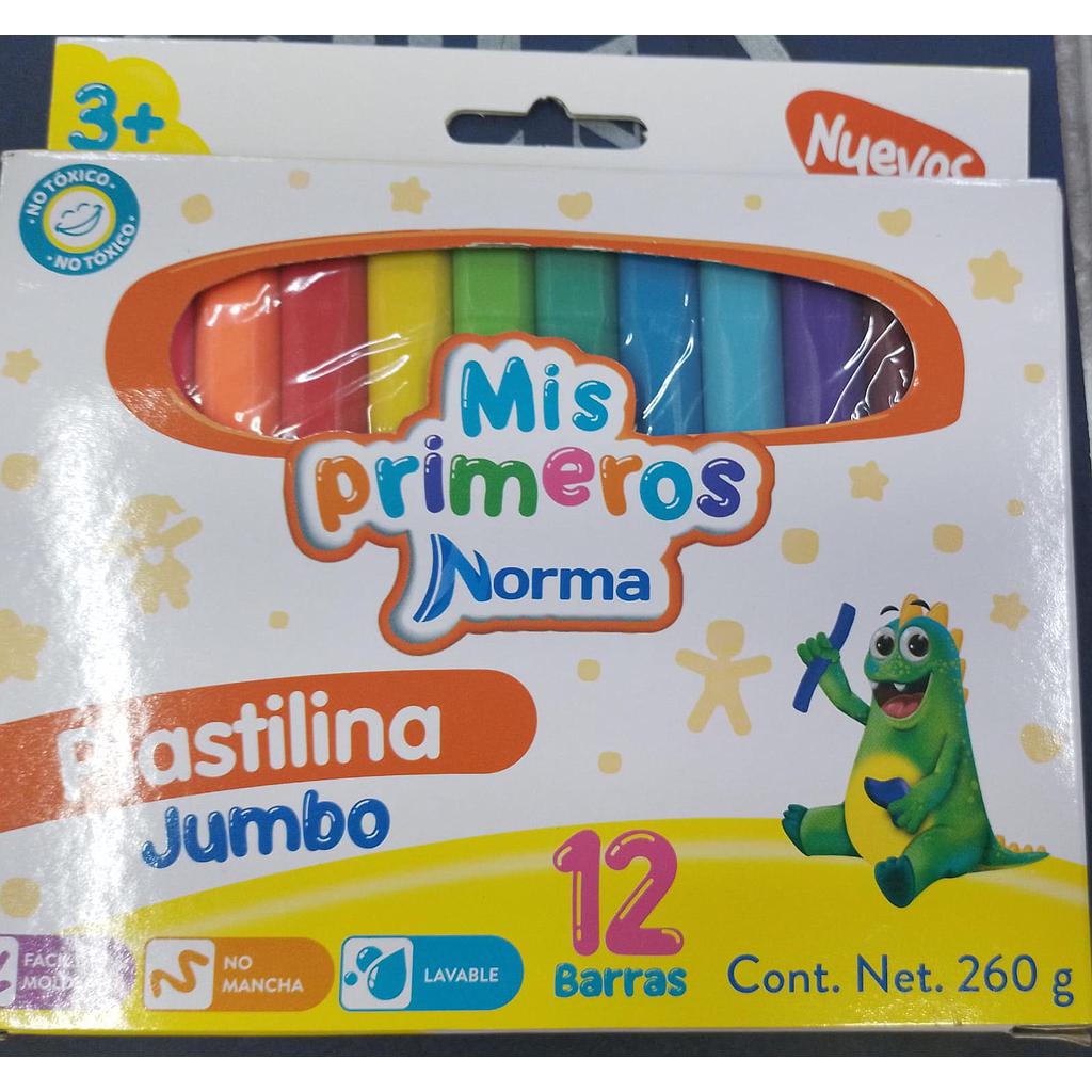 PLASTILINA NORMA JUMBO X12