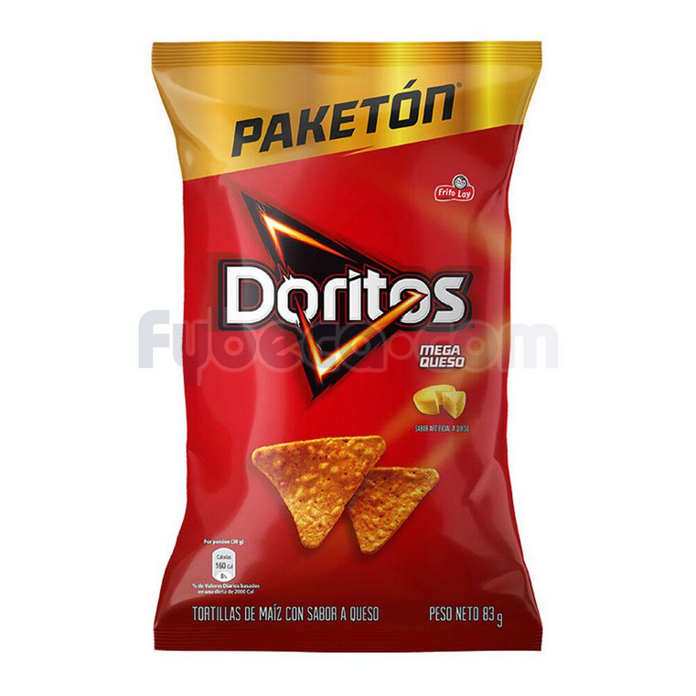 DORITOS MEGA QUESO 83GR