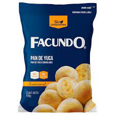 PAN DE YUCA CONGELADO FACUNDO 300GR