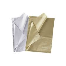 PAPEL SEDA LLANO PLIEGO (DORADO/PLATA)