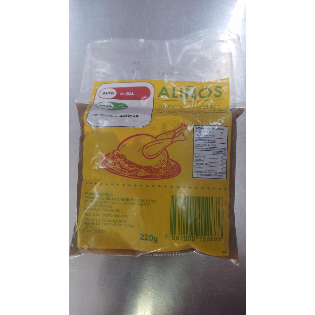 ALIÑO FUNDA M.L. 220GR