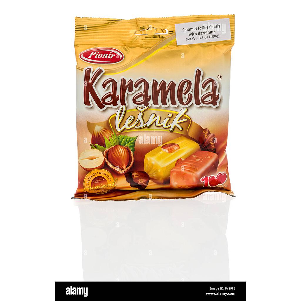 ALMENDRA KARAMELA 40GR