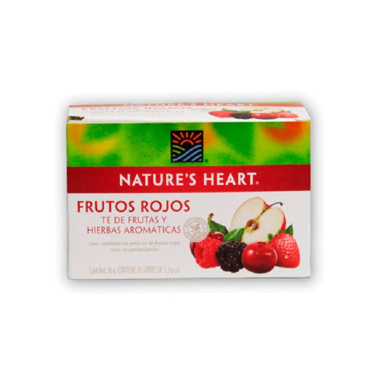 AROMATICA NATURES HEART FRUTOS ROJOS X20
