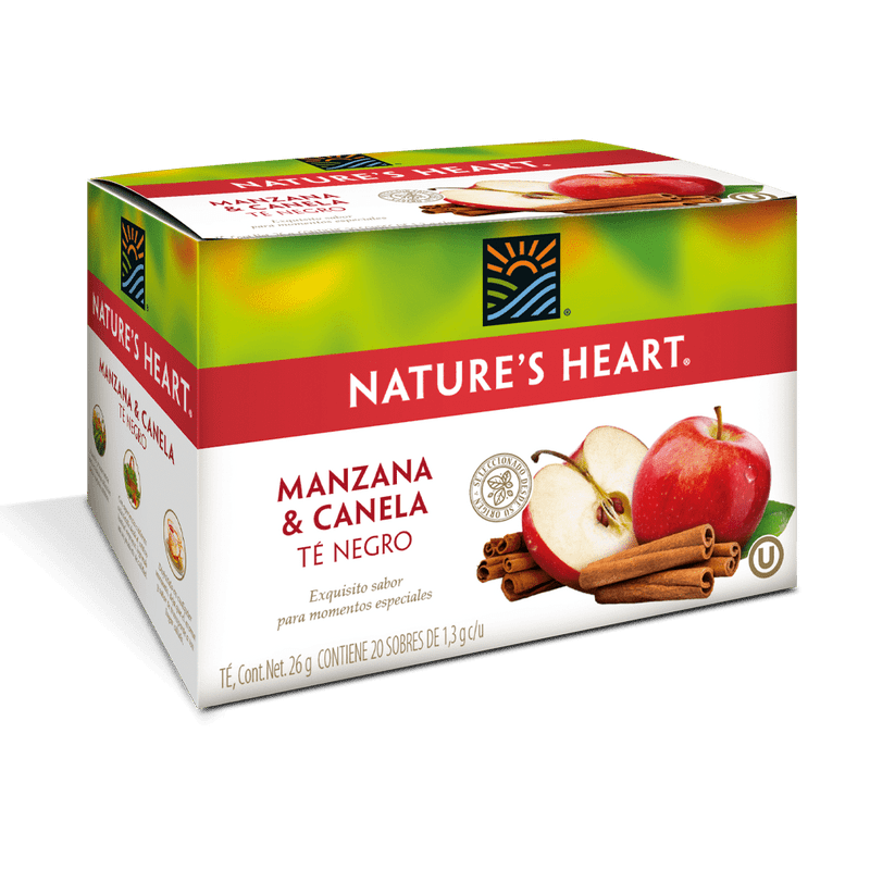 AROMATICA NATURES HEART MANZANA Y CANELA X20