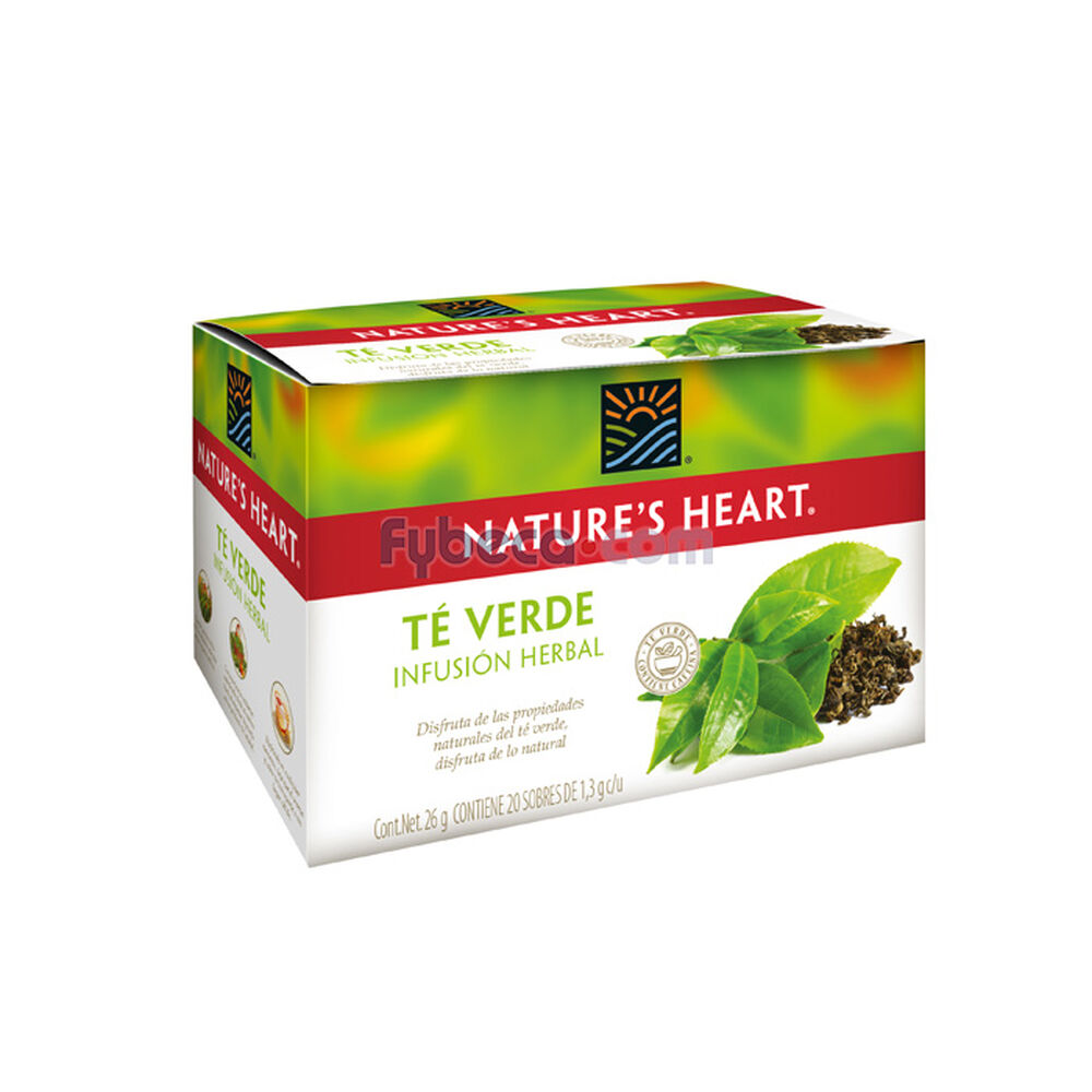AROMATICA NATURES HEART TE VERDE X20