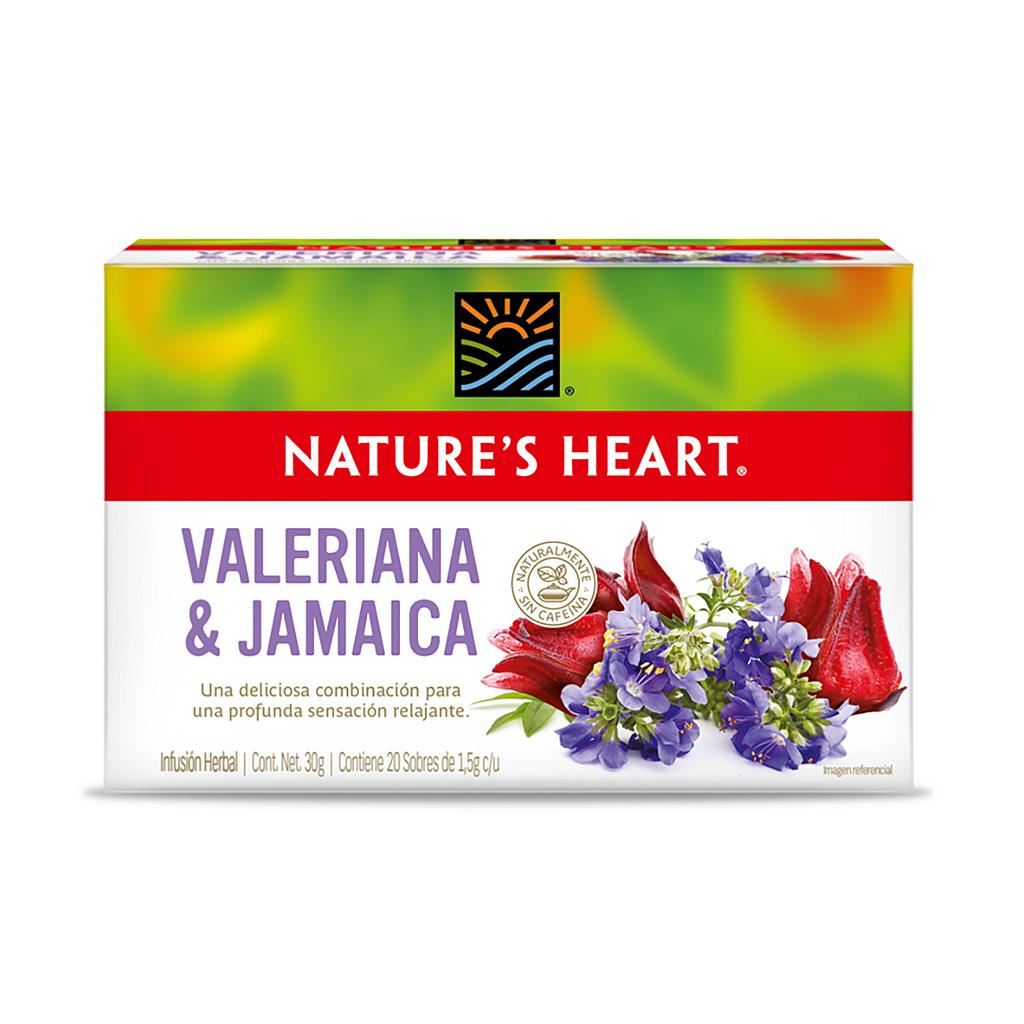 AROMATICA NATURES HEART VALERIANA Y JAMAICA X20