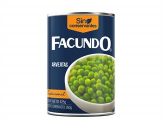 ARVEJITAS FACUNDO LATA 425GR