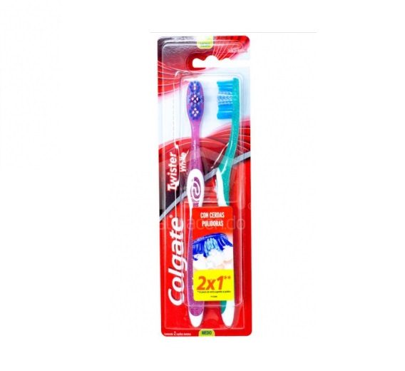 CEPILLO DENTAL COLGATE TWISTER X2