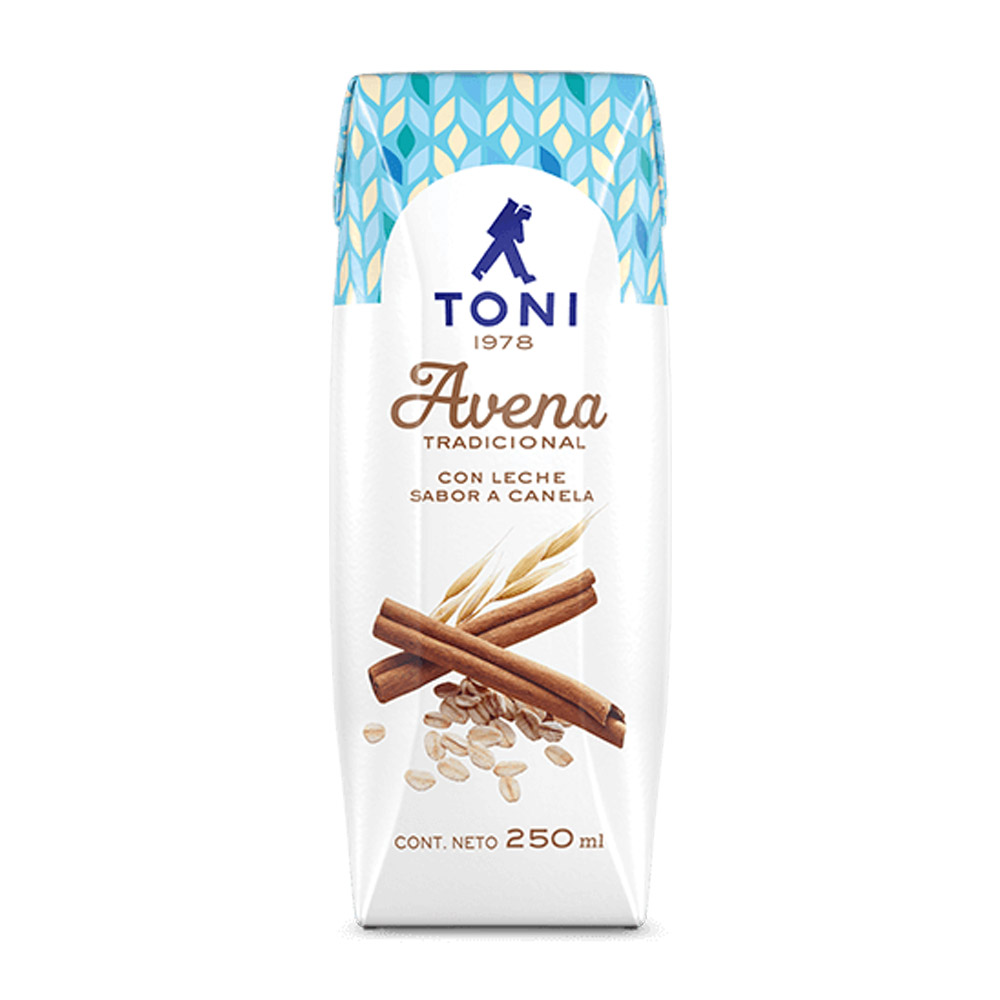 AVENA TONI TRADICIONAL CON LECHE SABOR A CANELA 250ML