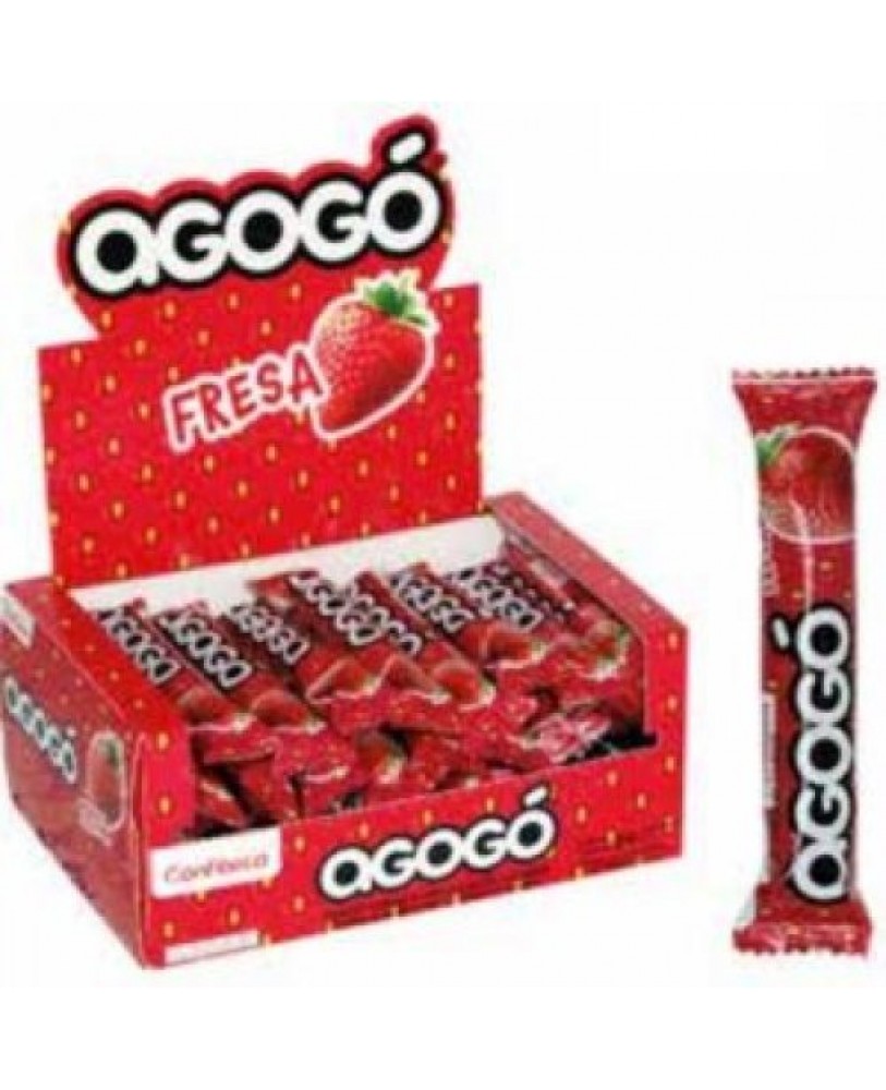 CHICLE AGOGO FRESA TIRAX10