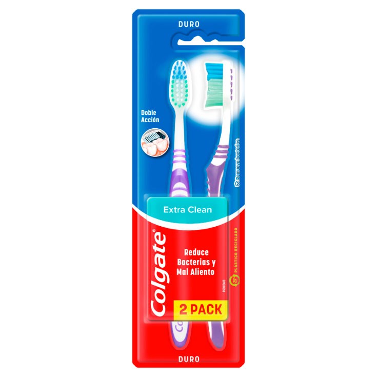 CEPILLO DENTAL COLGATE CLEAN DURO X2