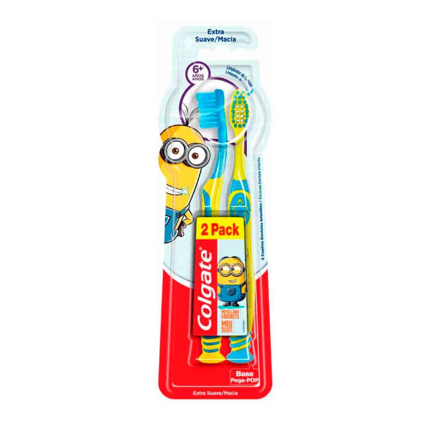 CEPILLO DENTAL COLGATE MINIONS 6+ X2