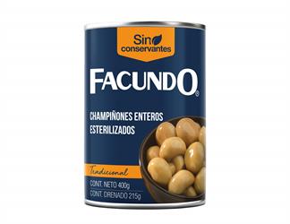 CHAMPIÑONES FACUNDO LATA 400GR