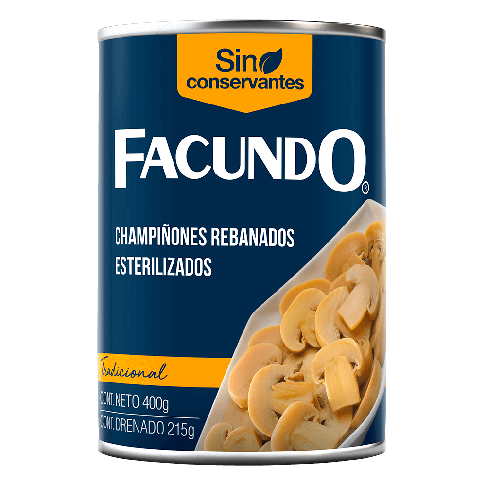CHAMPIÑONES REBANADOS FACUNDO 184GR