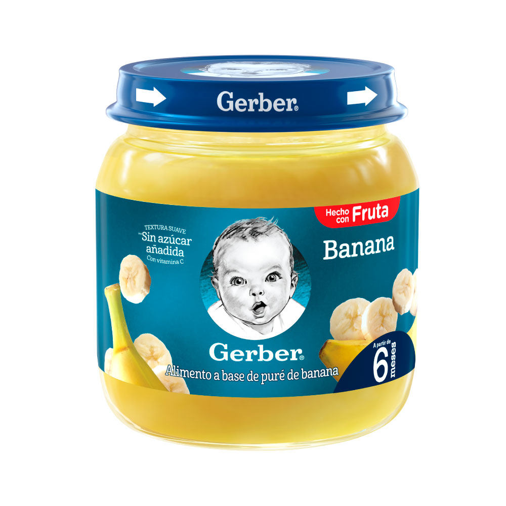 COMPOTA GERBER BANANO 113GR