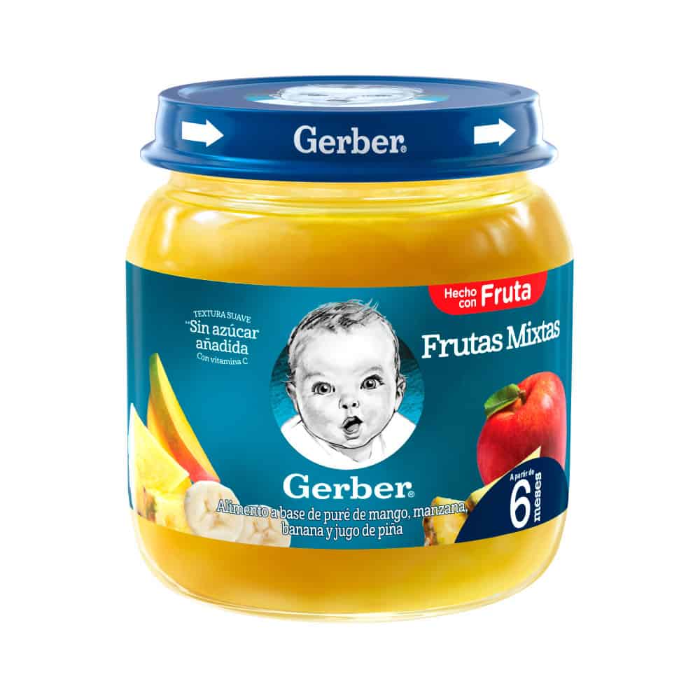 COMPOTA GERBER FRUTAS MIXTAS 113GR