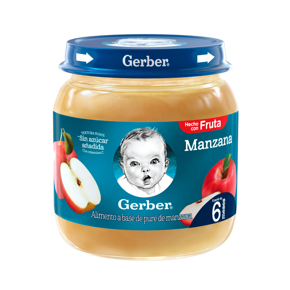 COMPOTA GERBER MANZANA 113GR