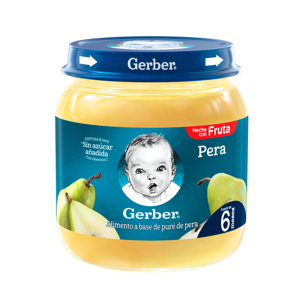 COMPOTA GERBER PERA 113GR