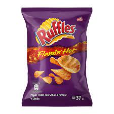 PAPAS RUFFLES FLAMIN HOT 37GR