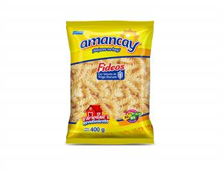 FIDEO AMANCAY TORNILLO 400GR
