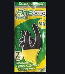 GUANTES FINE BICOLOR TALLA 8 1/2