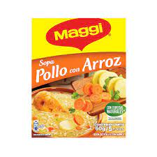 MAGGI SOPA DE POLLO CON ARROZ 60GR