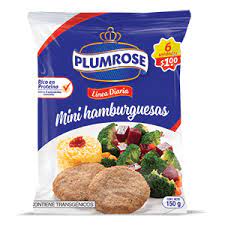 MINI HAMBURGUESA PLUMROSE 150GR