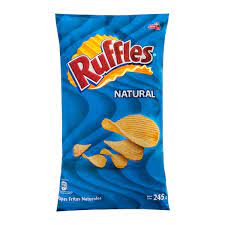 PAPAS RUFFLES NATURAL 245GR
